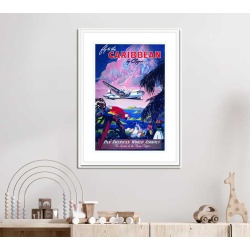 fly-caribeaan-20x28-white-frame-web-snow-white-mount-web